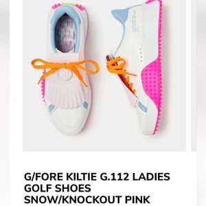 G fore kilt is golf shoe in knockout pink - sold out
